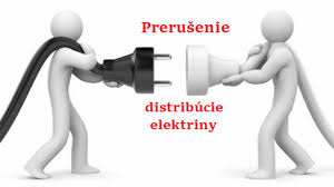 Prerušenie distribúcie elektriny - oboznámenie verejnosti