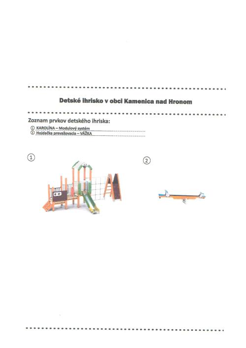 Modulový systém Karolína a hojdačka Vážka