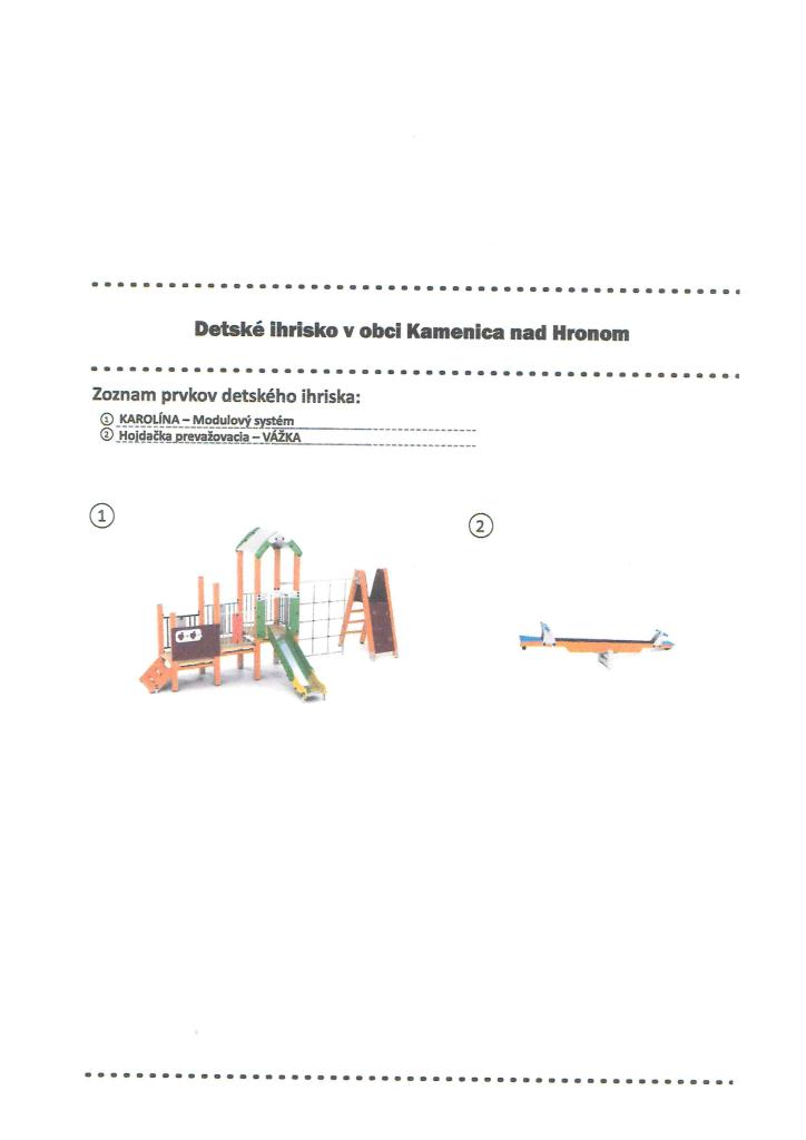 Modulový systém Karolína a hojdačka Vážka